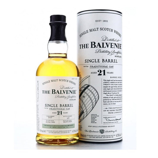 Balvenie Single Barrel Traditional Oak 21 Year Old Single Malt Scotch Whisky 750ml