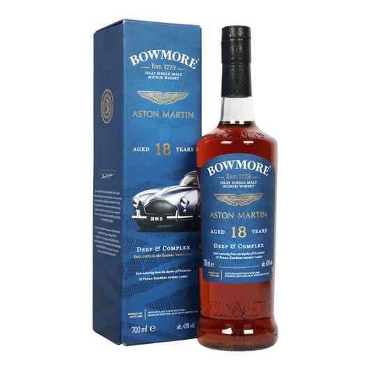 Bowmore Aston Martin Deep and Complex 18 Year Old Single Malt Scotch Whisky 700ml