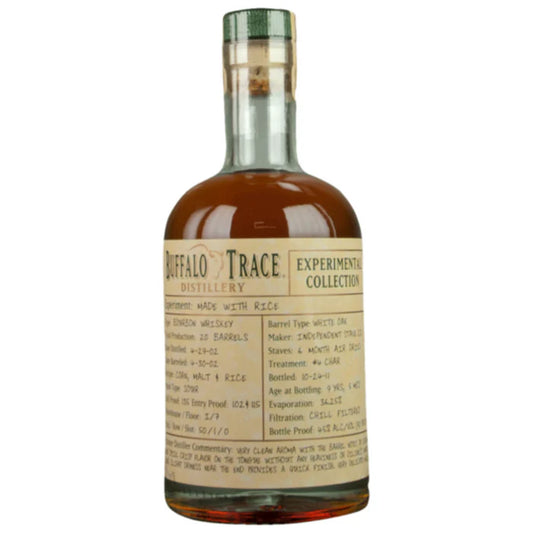 Buffalo Trace Experimental Collection Rice Bourbon Whiskey 750ml