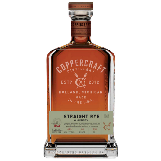 Coppercraft Distillery Straight Rye Whiskey 750ml