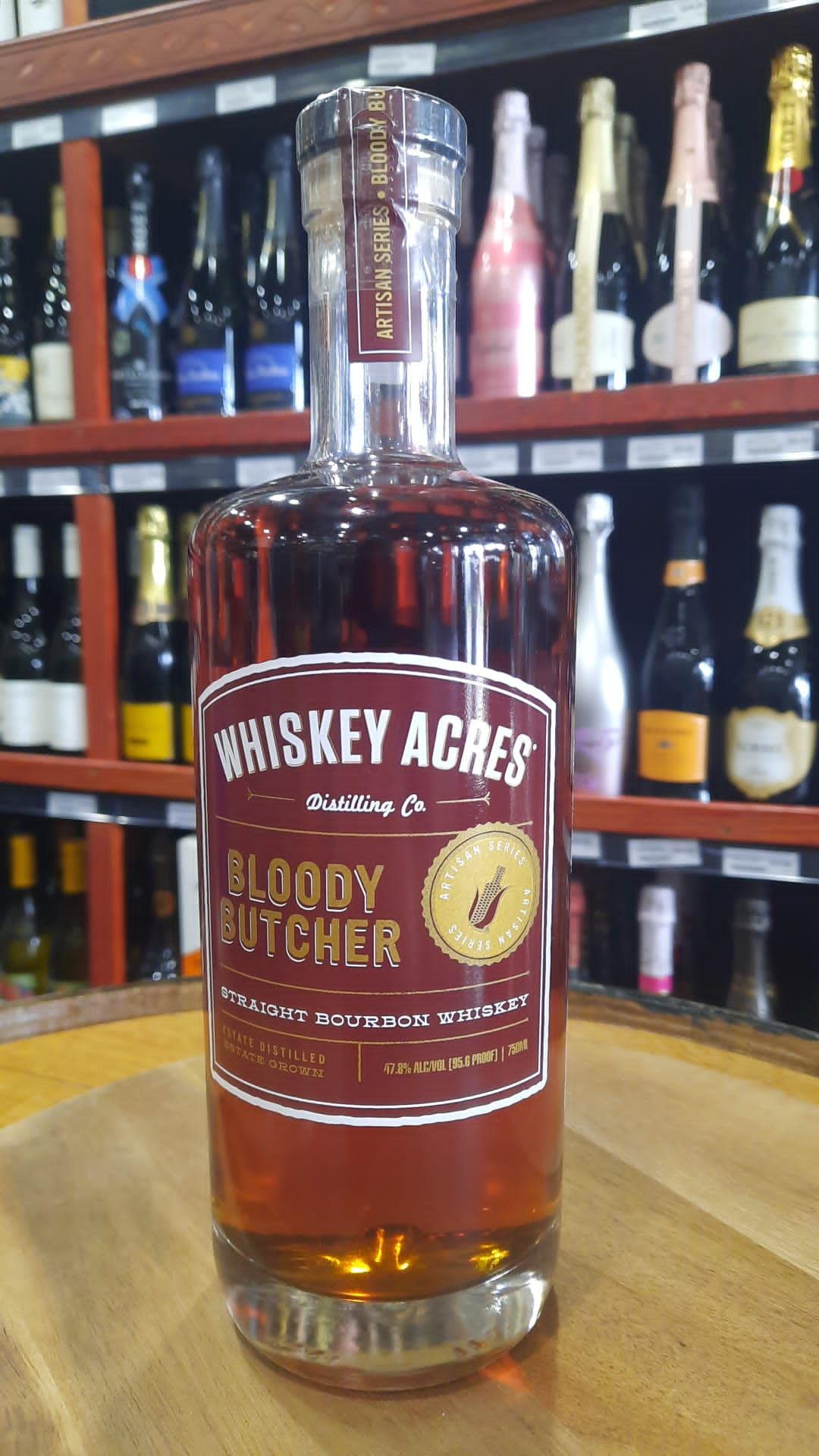 Whiskey Acres Distilling Bloody Butcher Bourbon Whiskey 750ml