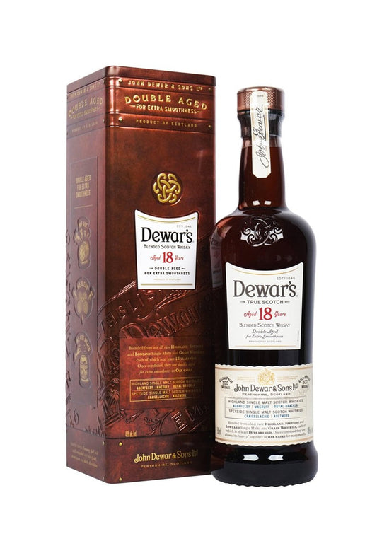 Dewar’s The Vintage Double Aged 18 Year Old Blended Scotch Whiskey 750ml