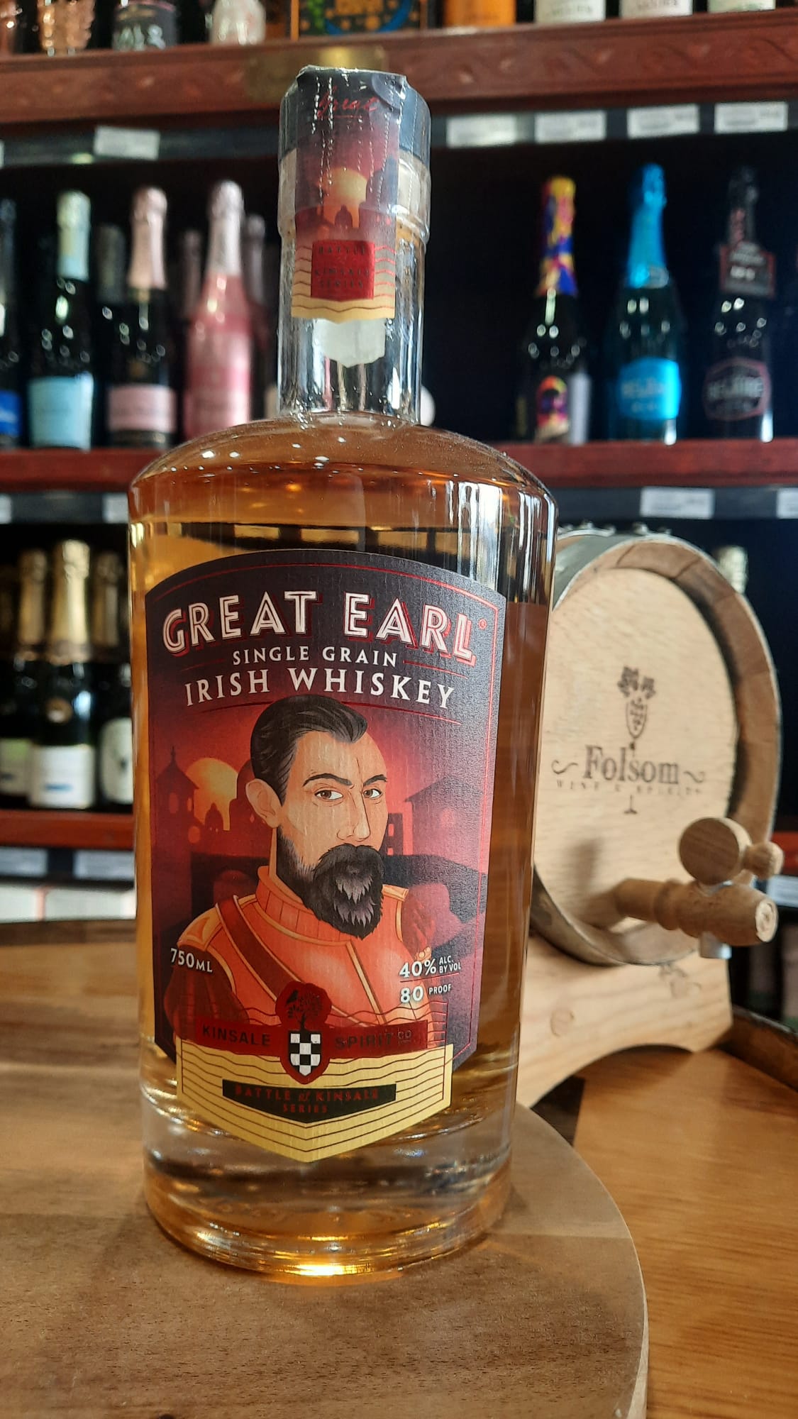 Great Earl Single Grain Irish Whiskey 750ml