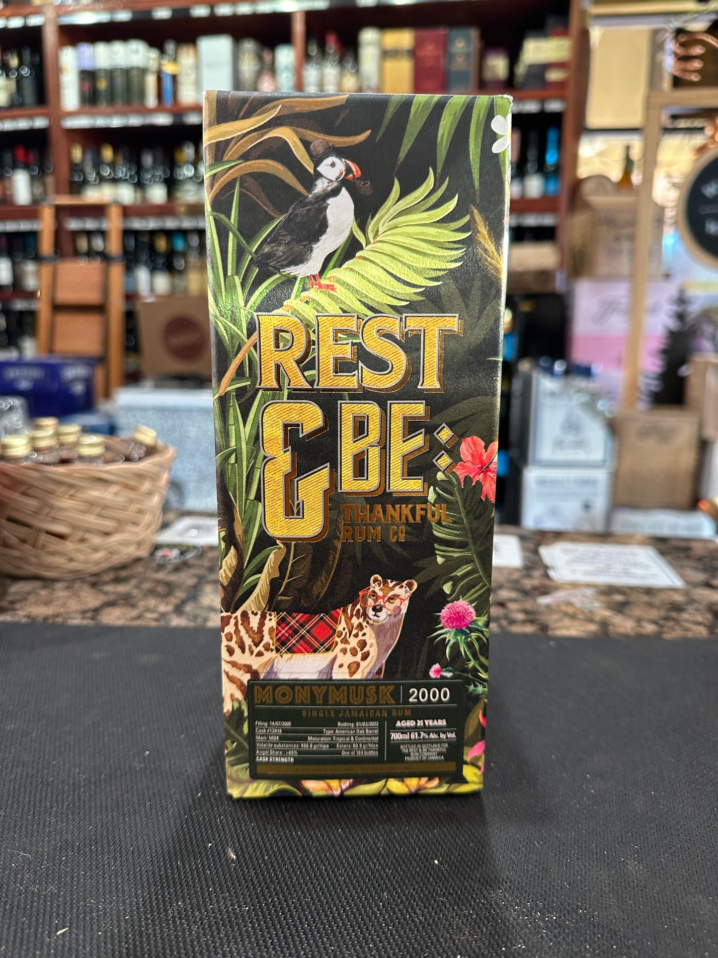 Rest & Be Thankful 2000 Monymusk MPG Single Cask Rum 700ml