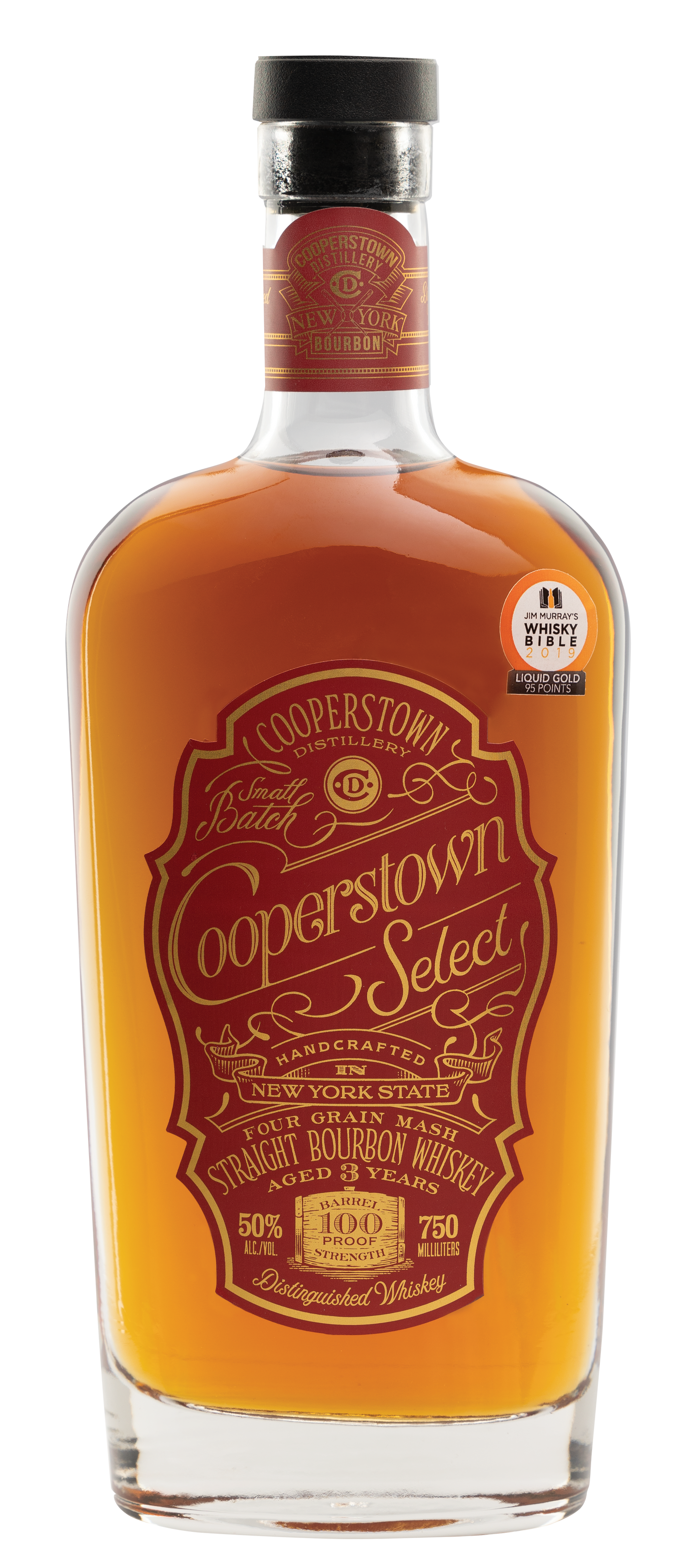 Cooperstown Select Four Grain Mash 3 Year Old Straight Bourbon Whiskey 750ml