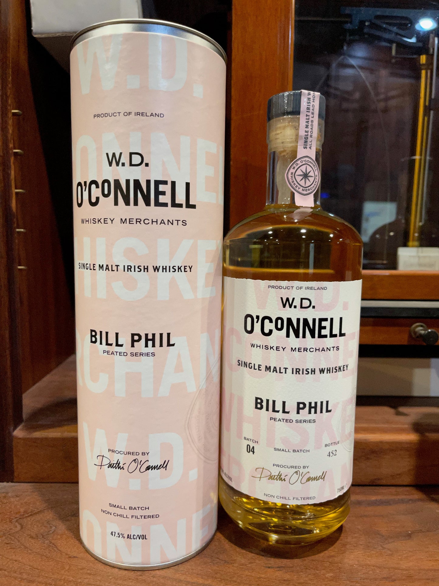 W. D. O'Connell Bill Phil Peated Series Single Malt Irish Whiskey 750ml