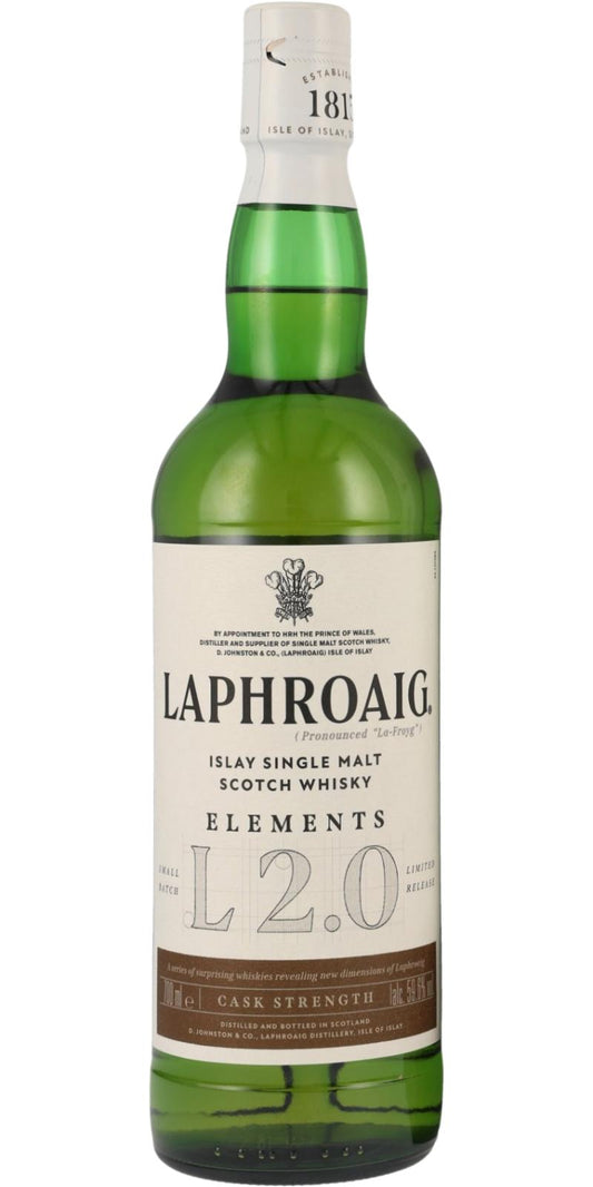 Laphroaig Elements L 2.0 Cask Strength Limited Release Islay Single Malt Scotch Whisky 700ml