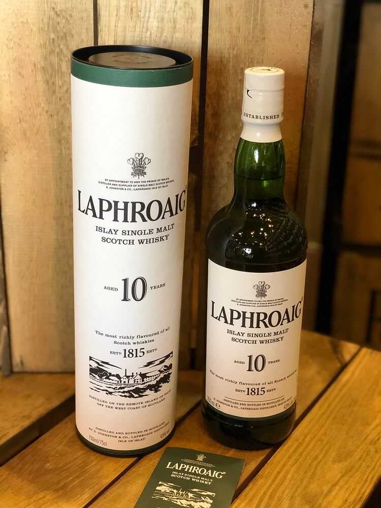 Laphroaig 10 Year Old Scotch Whiskey 750ml