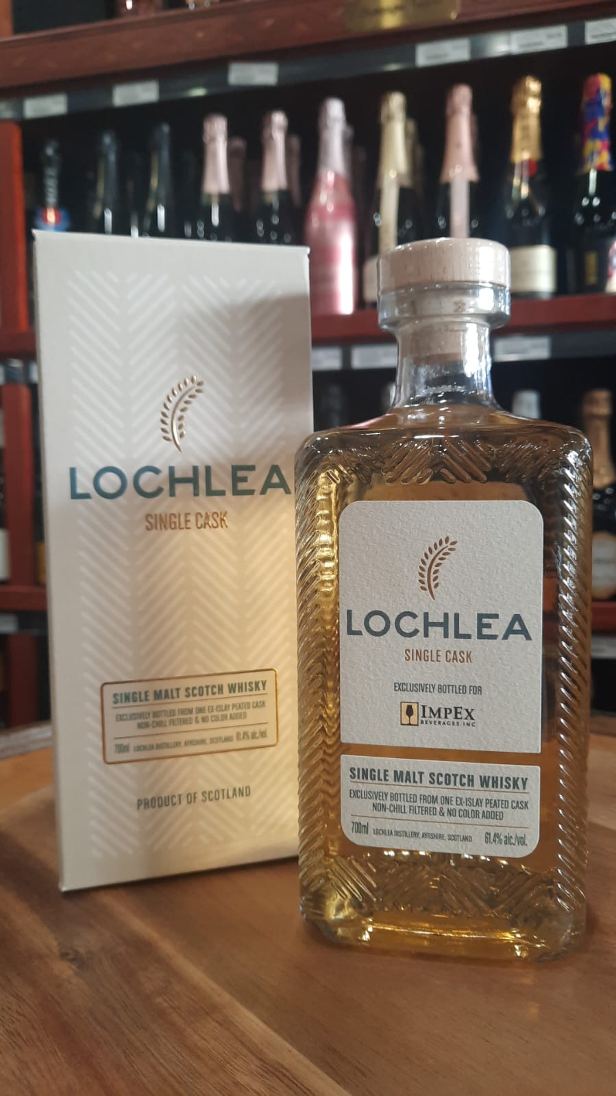 Lochlea Single Cask Ex-Bourbon Barrel Master of Malt Exclusive Whisky 700ml