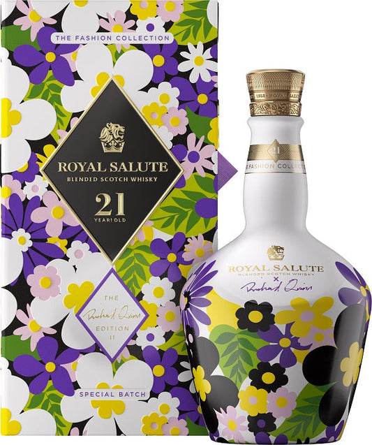 Royal Salute The Fashion Collection Richard Quinn Edition II India Release 21 Years Old Blended Scotch Whisky 700ml