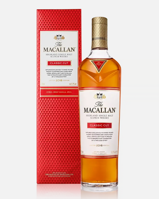 2018 Macallan Limited Edition Classic Cut Single Malt Scotch Whiskey 750ml