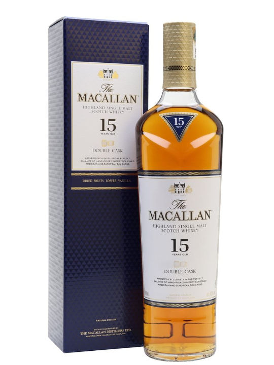 Macallan Double Cask 15 Year Old Single Malt Scotch Whisky 750ml