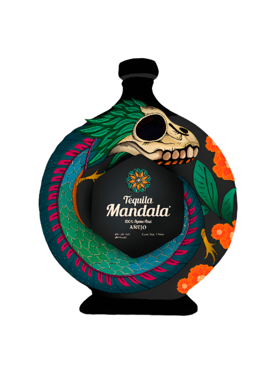 2023 Mandala Dia De Muertos Limited Edition Anejo Tequila 1Lt