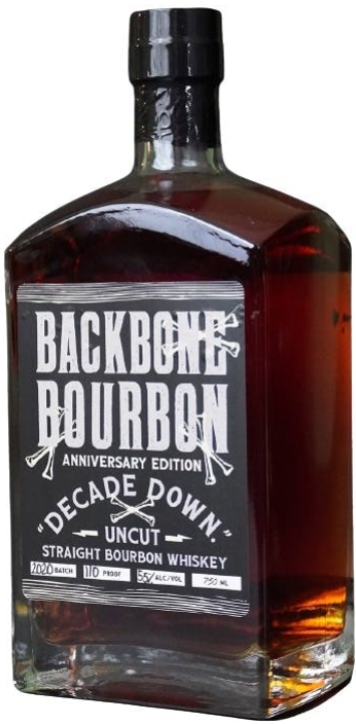 Backbone Anniversary Edition Decade Down Uncut Straight Bourbon Whiskey 750ml