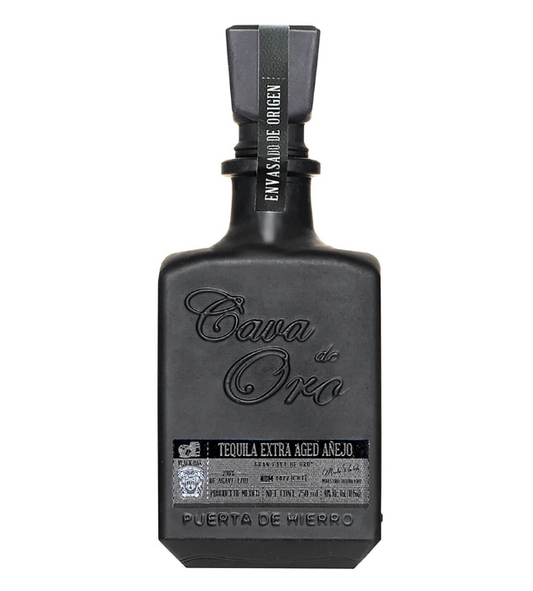 Cava de Oro Black Extra Anejo Tequila 750ml