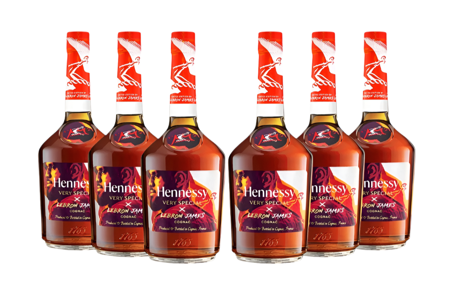 Hennessy V.S. x LeBron James Cognac 750ml - 6 Pack