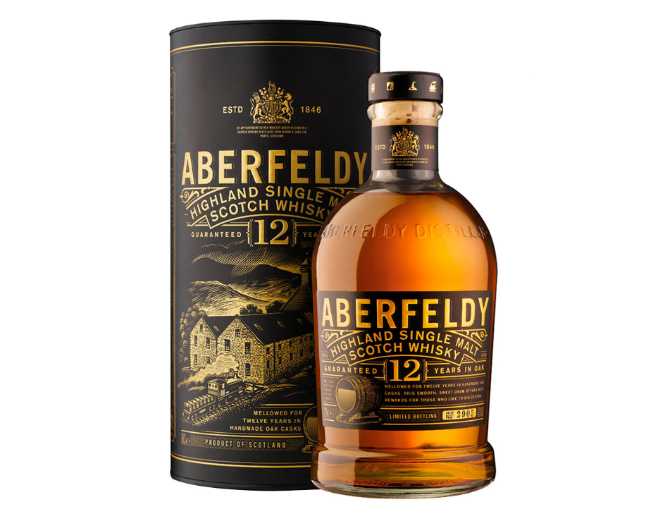 Aberfeldy 12 Year Old Single Malt Scotch Whisky 750ml