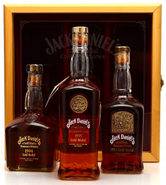 Jack Daniel's Gold Medal Series Bundle 750ml 3-Pack