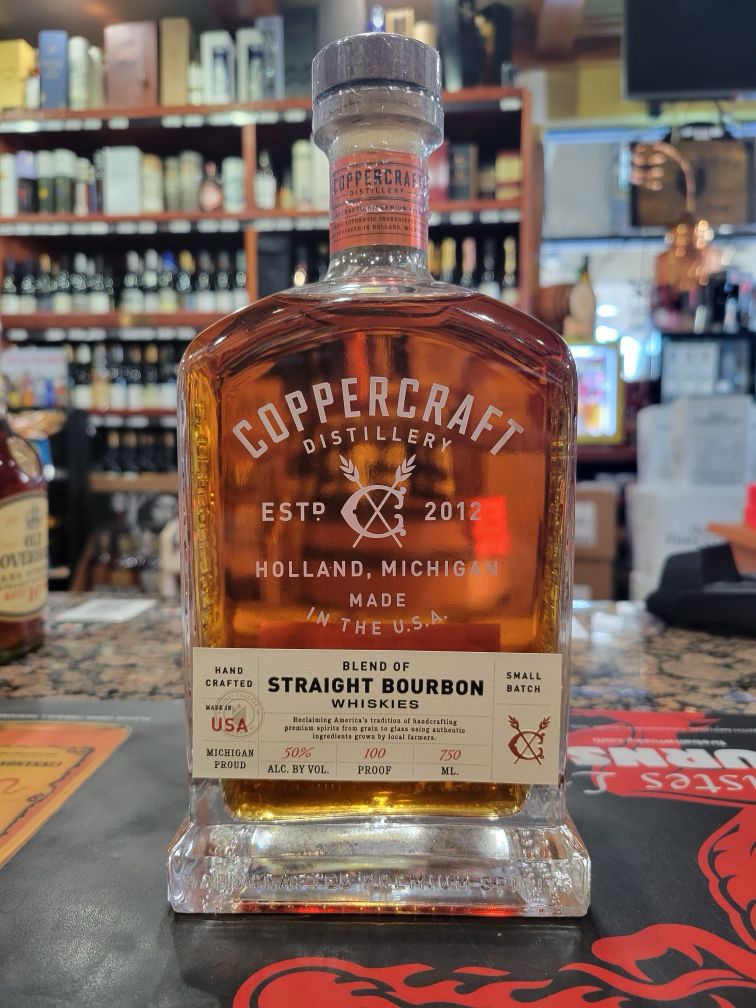 Coppercraft Distillery Straight Bourbon Whiskey 750ml