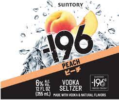 Suntory - 196°C Strong Peach Vodka Seltzer 4-Pack