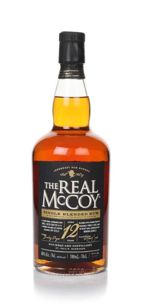 Real McCoy Batch No. 1218 12 Year Old Single Blended Rum 750ml