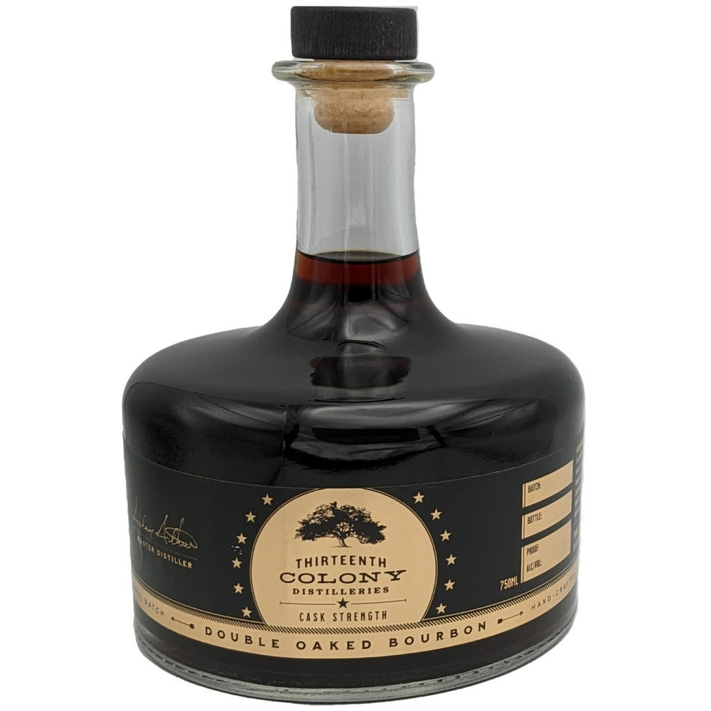 Thirteenth Colony Cask Strength Double Oaked Straight Bourbon Whiskey 750ml