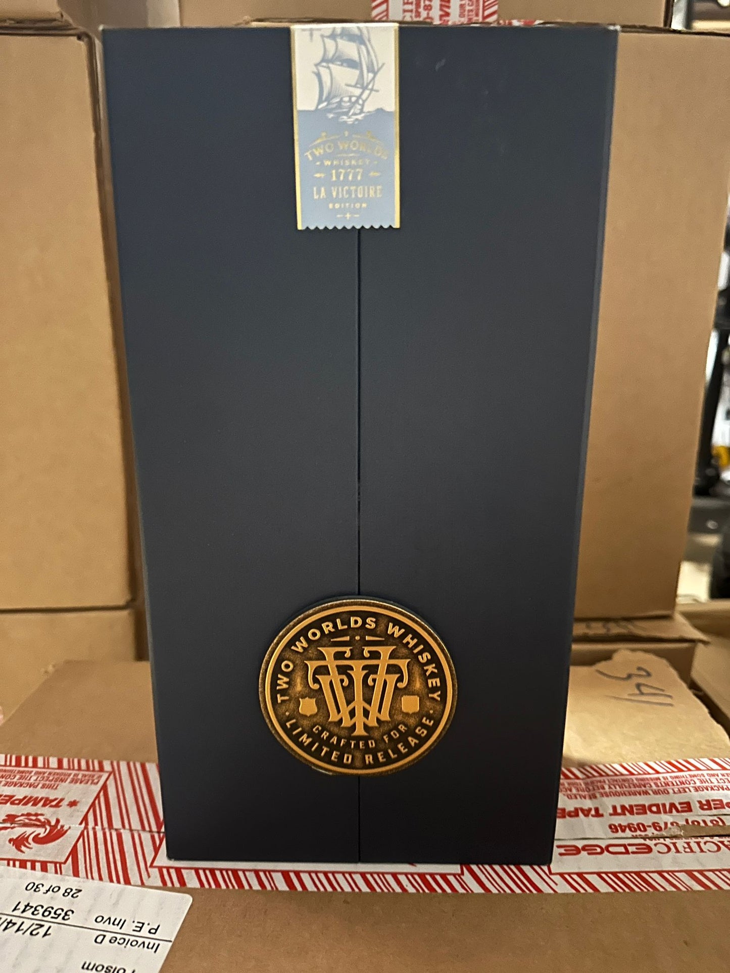 Two Worlds Second  Edition La Victoire Straight Bourbon Whiskey 109.4 proof 750ml