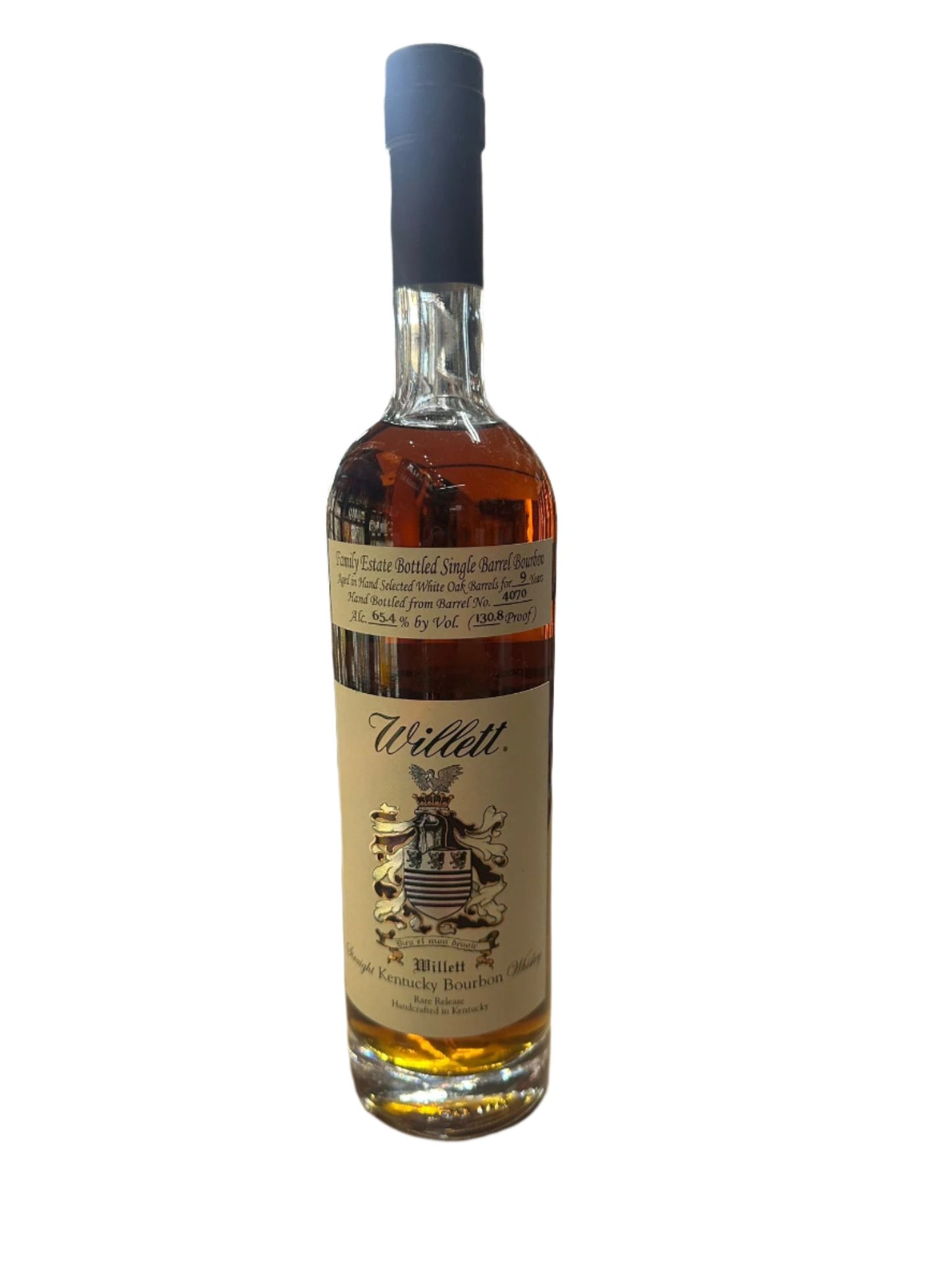 Willett Family Estate Bottled Single-Barrel #4070 9 Year Old Straight Bourbon Whiskey 750ml