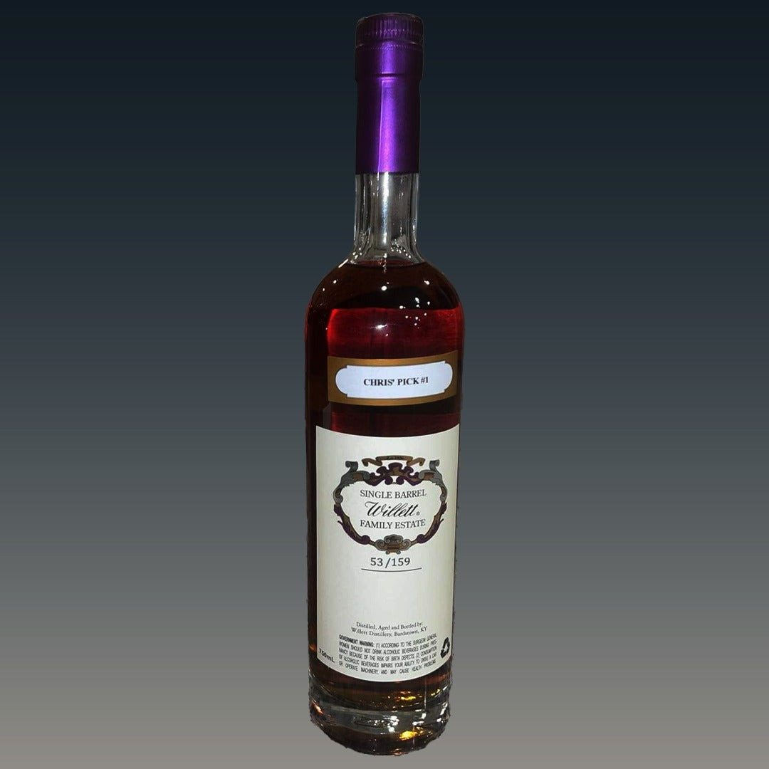 Willett Family Estate Bottled Single Barrel 10 Year Old Batch No. 2861 Straight Bourbon Whiskey 750ml