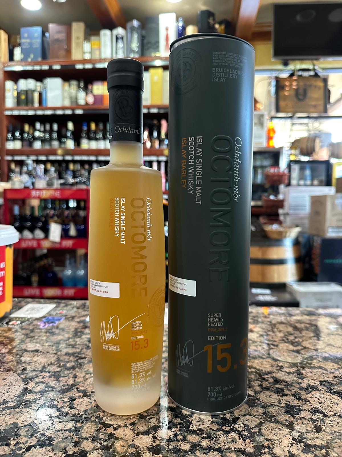 Bruichladdich Octomore Edition 15.3 Super Heavily Peated Single Malt Scotch Whiskey 750ml