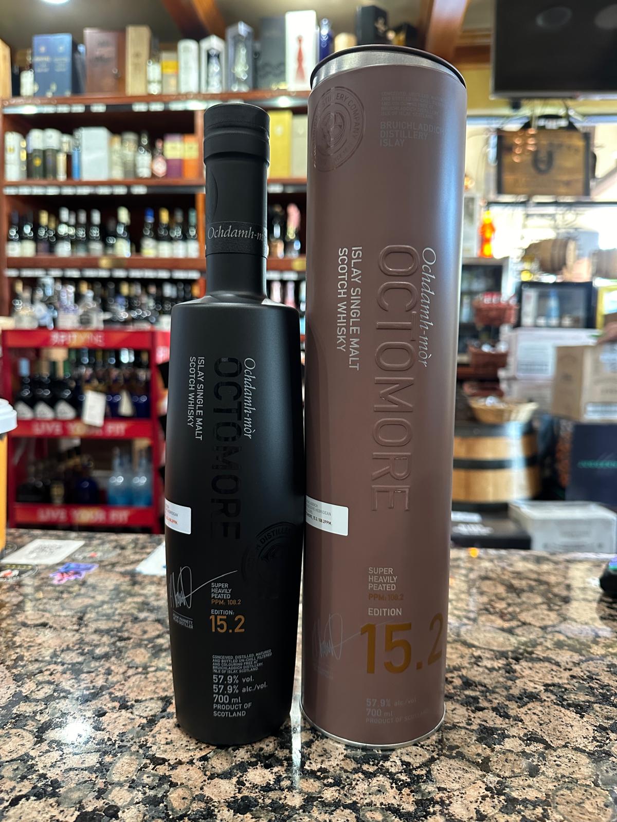 Bruichladdich Octomore Edition 15.2 Super Heavily Peated Single Malt Scotch Whiskey 750ml