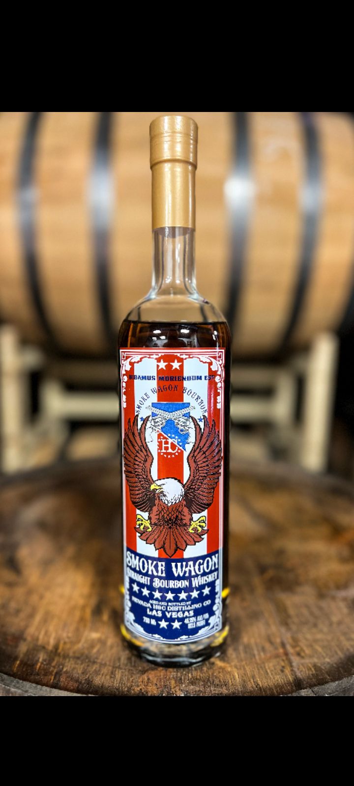 Smoke Wagon 4th of July Edition Straight Bourbon Whiskey 750ml