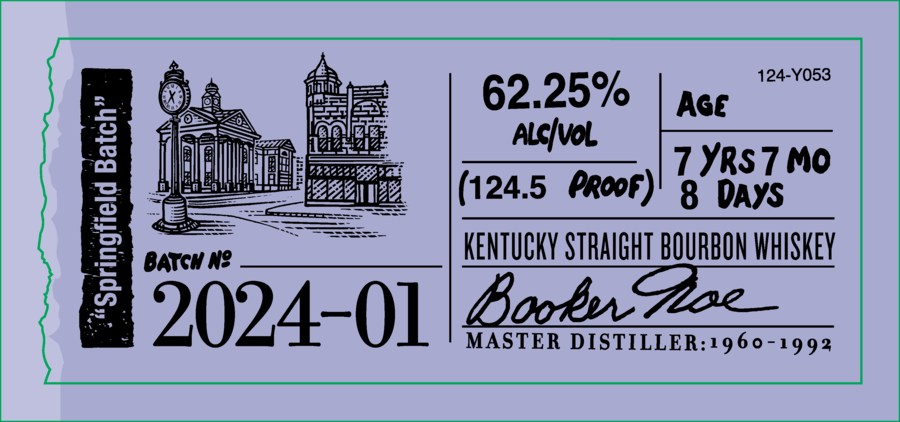 Booker's 2024-01 Springfield Batch Bourbon Whiskey 750ml