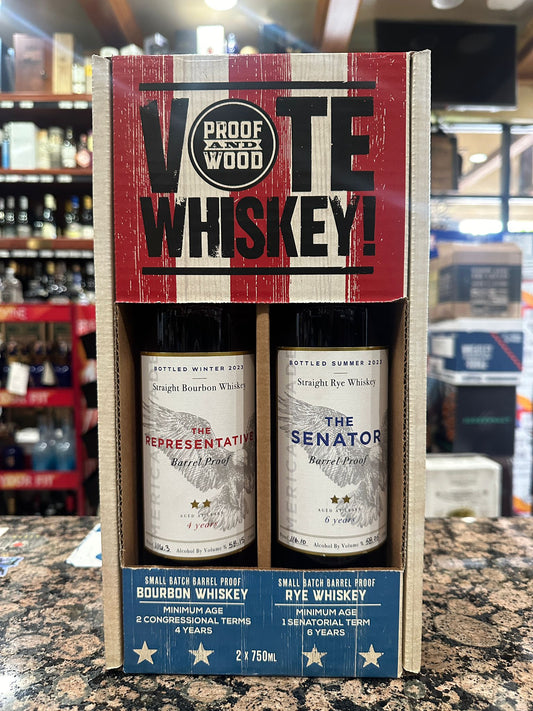 Proof and Wood Bourbon & Rye Bundle 750ml 2-Pack