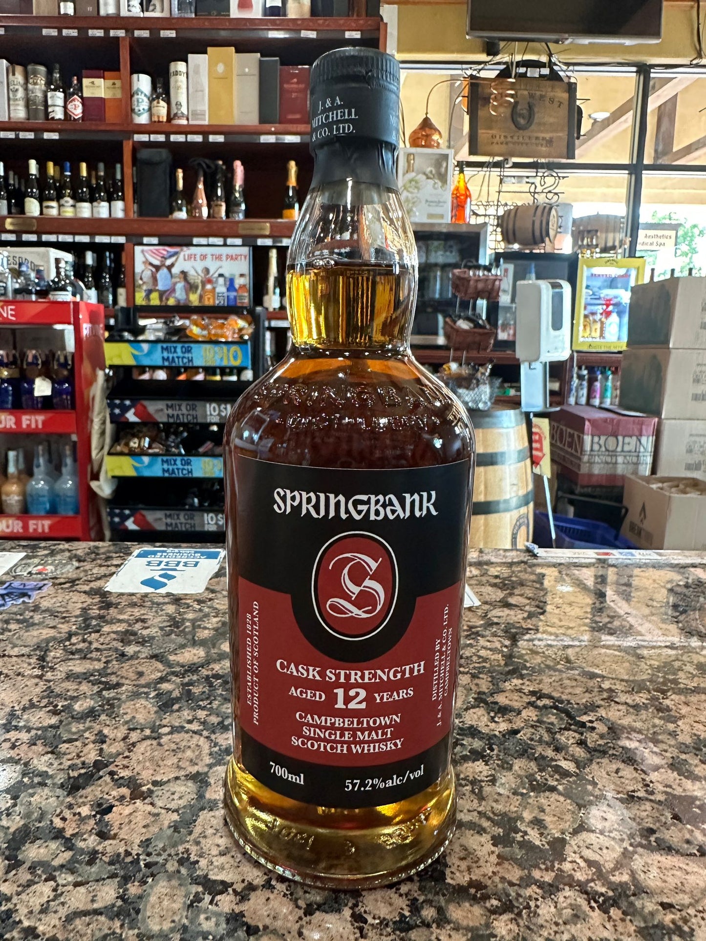 Springbank 12 Year Old Cask Strength Single Malt Scotch Whisky 700ml