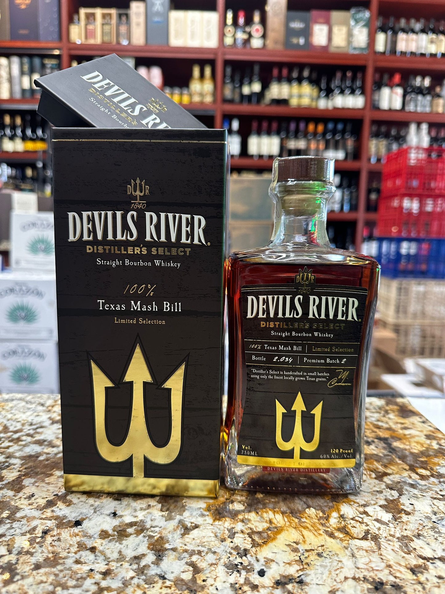 Devils River Distiller's Select Straight Bourbon Whiskey 750ml