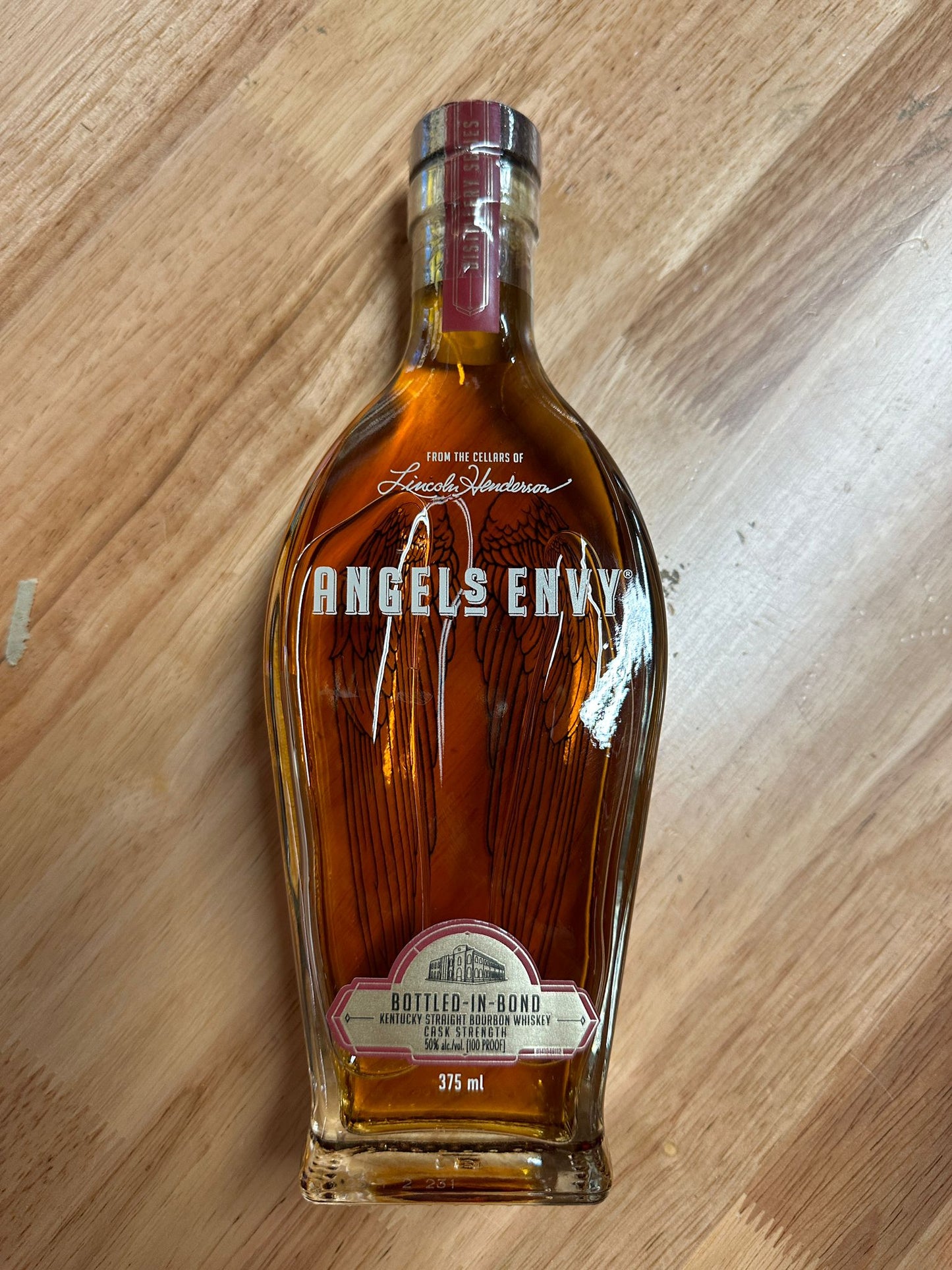 Angel's Envy Bottled in Bond Cask Strength Kentucky Straight Bourbon Whiskey 375ml
