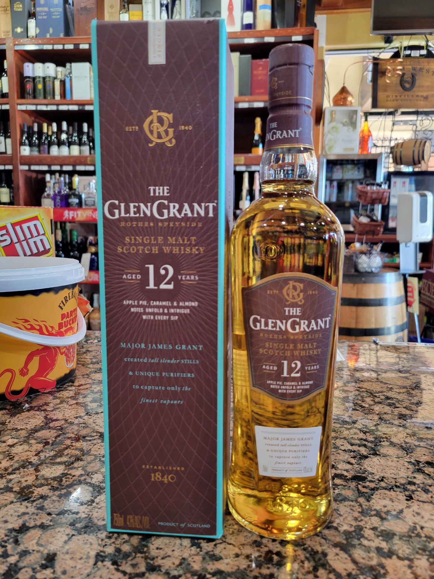 Glen Grant 12 Year Old Single Malt Scotch Whisky 750ml