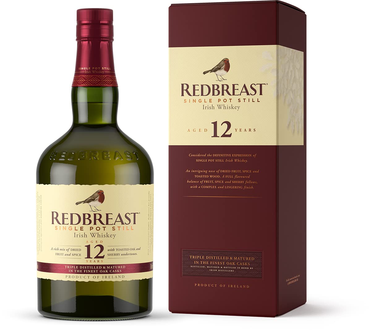 Redbreast 12 Year Old Single Pot Still Irish Whiskey 750ml