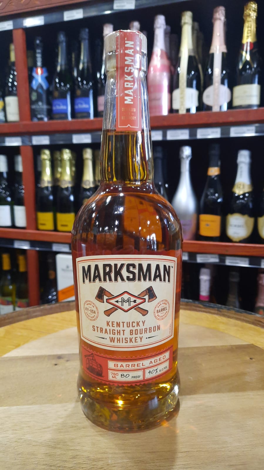 Marksman Barrel Aged Kentucky Straight Bourbon Whiskey 750ml