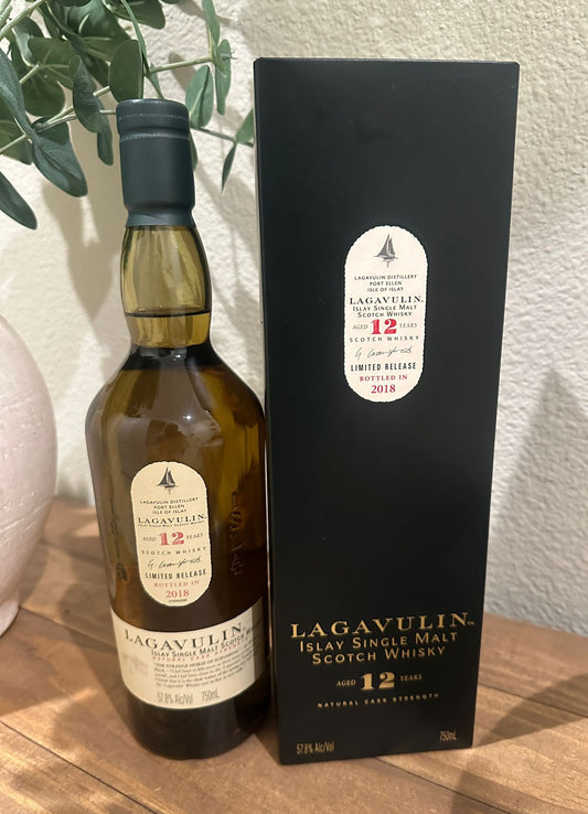 2018 Lagavulin 12 Year Old Limited Release Single Malt Scotch Whisky 750ml