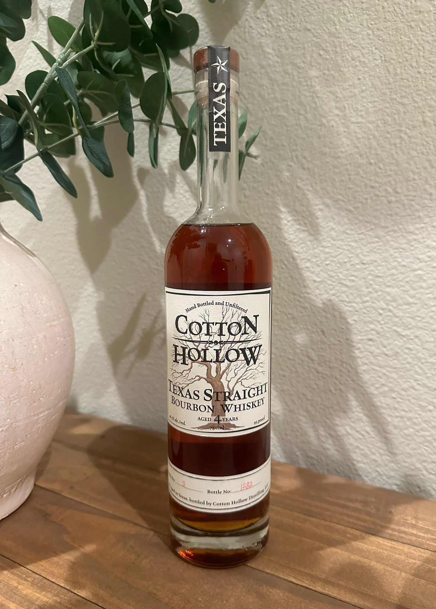 Cotton Hollow 4 Year Old Batch 2 Texas Straight Bourbon Whiskey 750ml