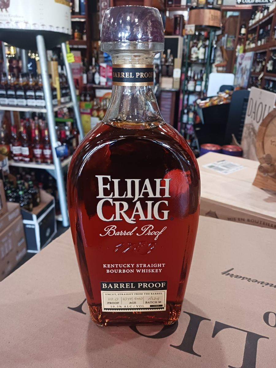 Elijah Craig Small Batch Barrel Proof Kentucky Straight Bourbon Whiskey Batch A124 750ml