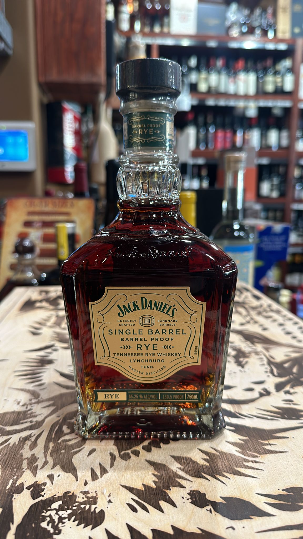 2024 Jack Daniel's Barrel Proof Single Barrel Rye Whiskey 750ml
