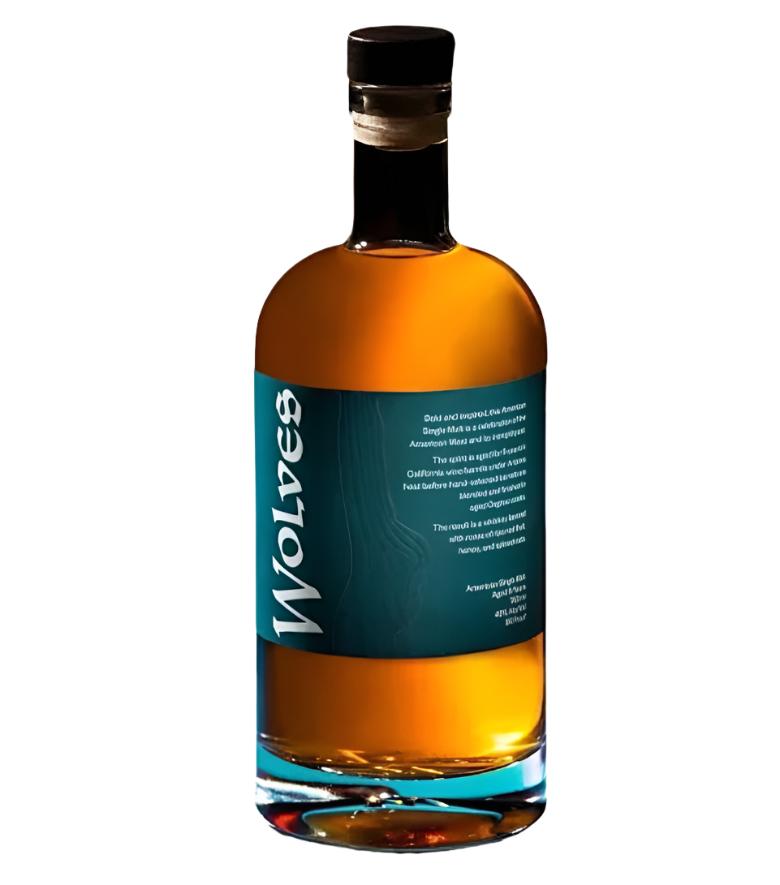 Wolves 5 Year Old American Single Malt Whiskey 750ml