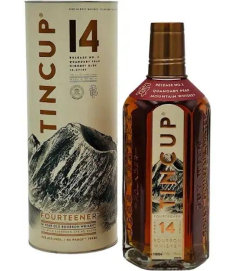 Tincup Fourteener 14 Year Old Batch 2 Bourbon Whiskey 750ml