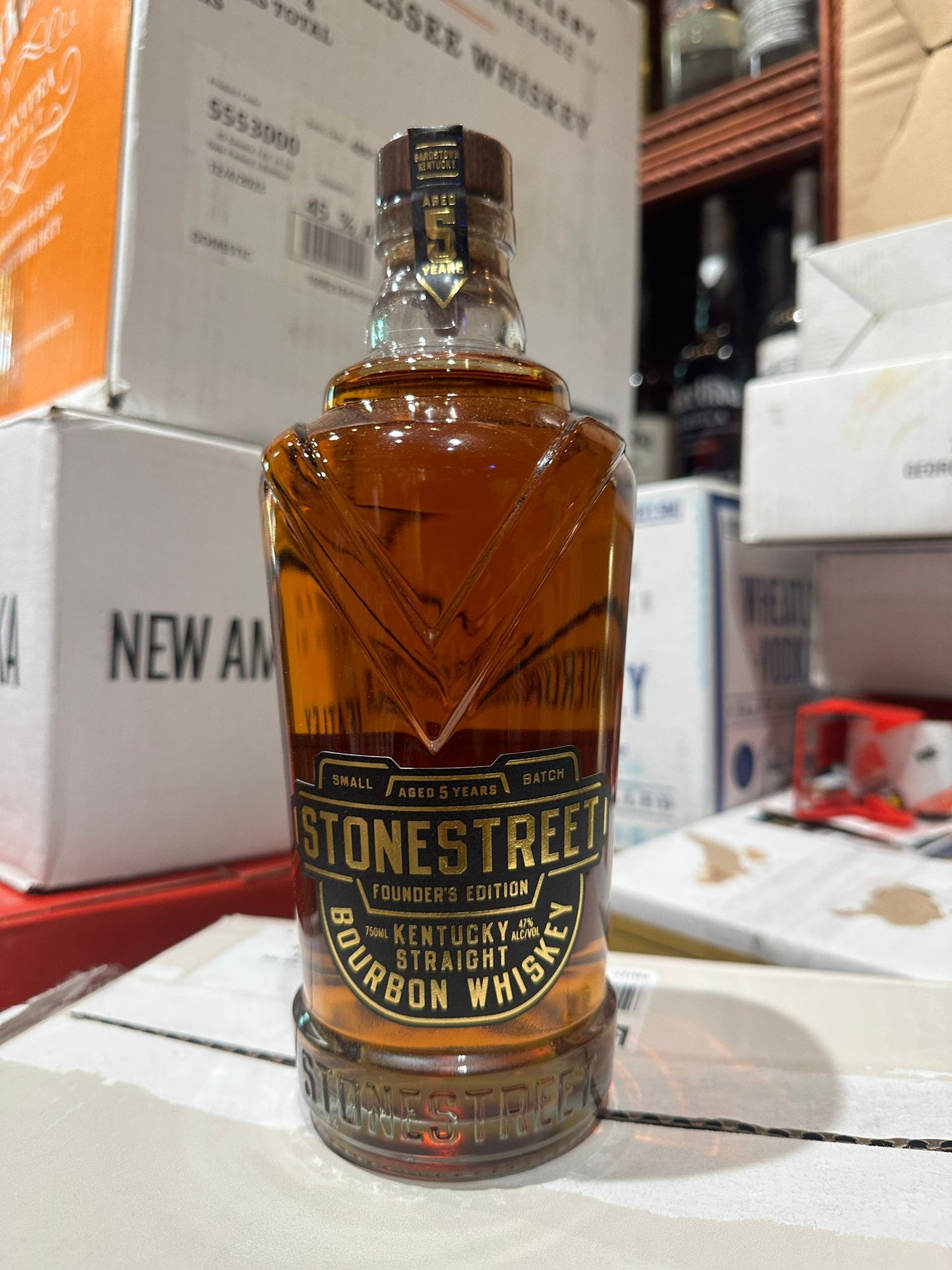 Founder's Edition 5 Years Stonestreet Kentucky Straight Bourbon Whiskey 750ml