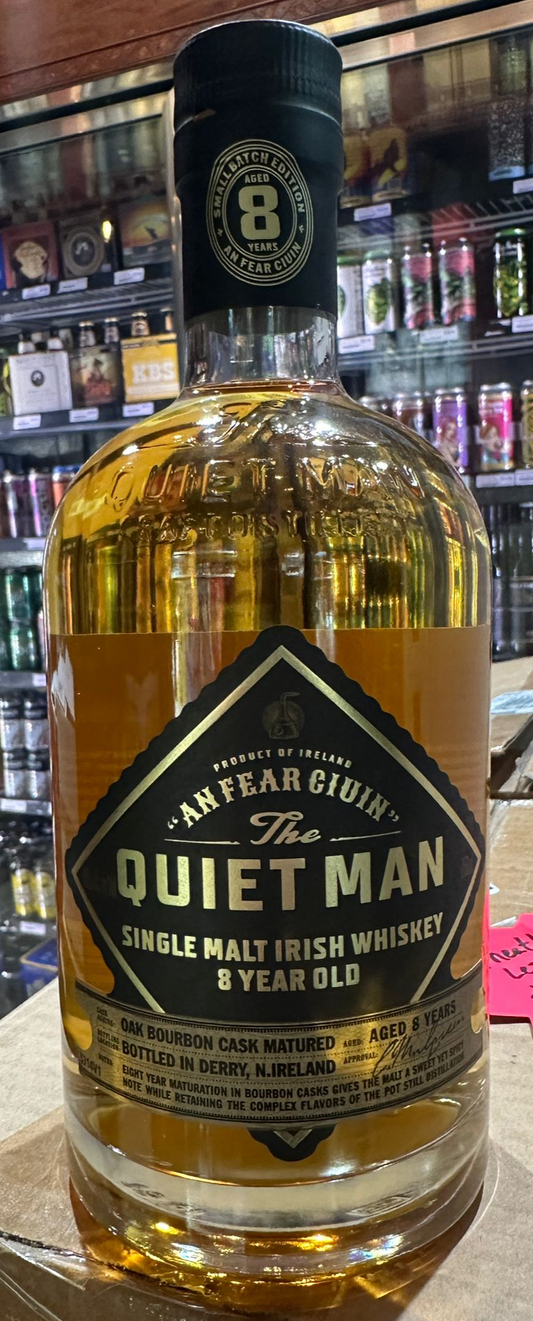 Quiet Man 8 Year Old Single Malt Irish Whiskey 750ml