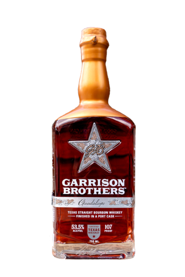 Garrison Brothers Guadalupe Finished In a Port Cask Texas Straight Bourbon Whiskey 750ml