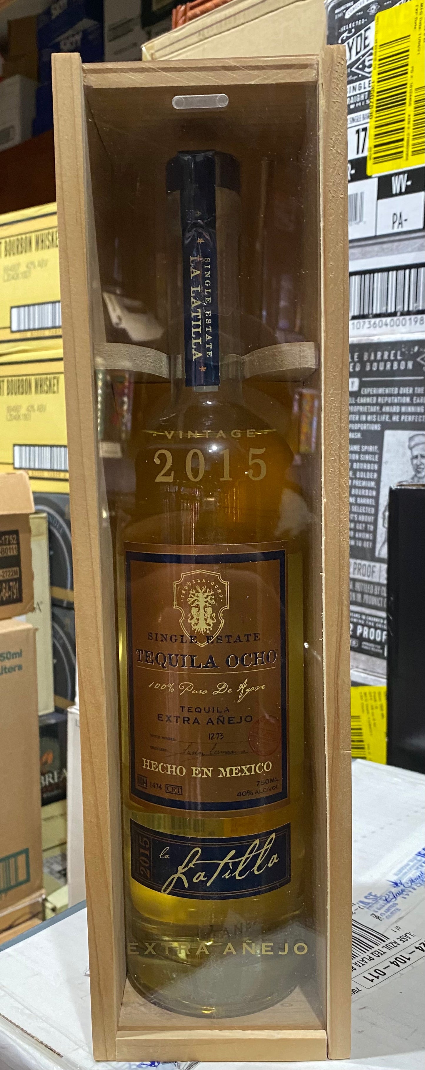 2015 Tequila Ocho Extra Anejo Tequila 750ml